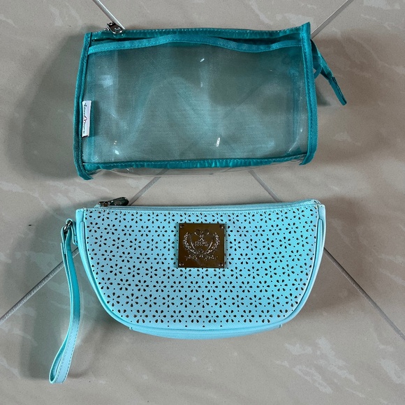 #2467 Court Couture Cosmetic Case (Turquoise) - Picture 1 of 4